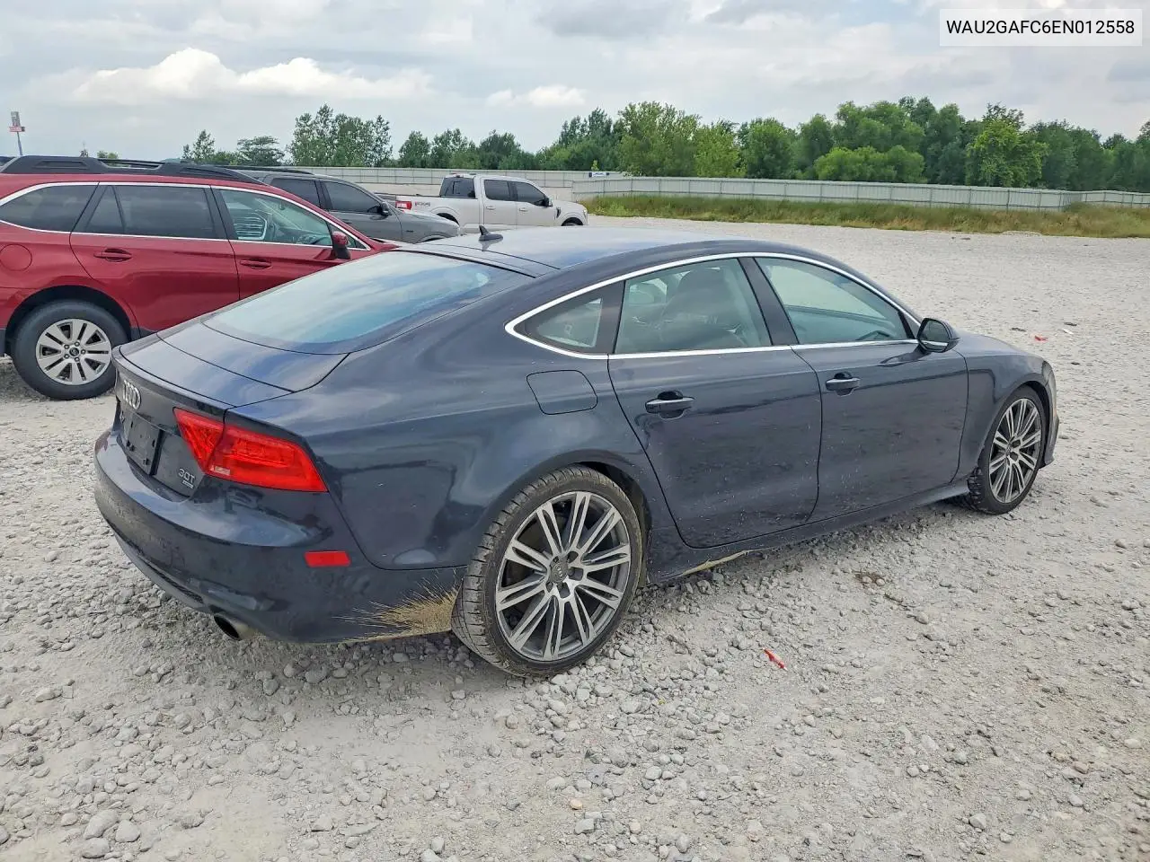 2014 Audi A7 Prestige VIN: WAU2GAFC6EN012558 Lot: 60002316