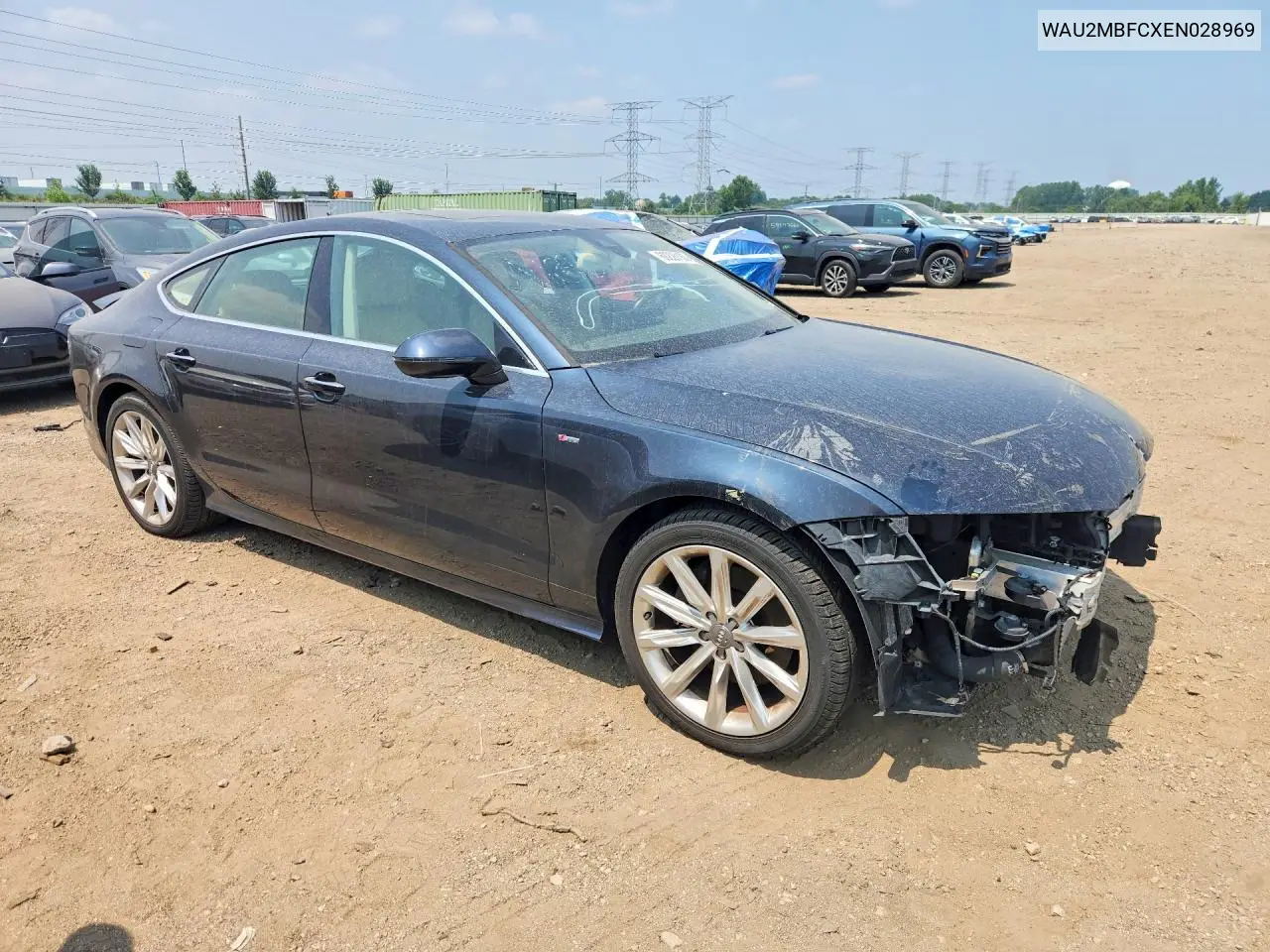 2014 Audi A7 Prestige VIN: WAU2MBFCXEN028969 Lot: 60226186