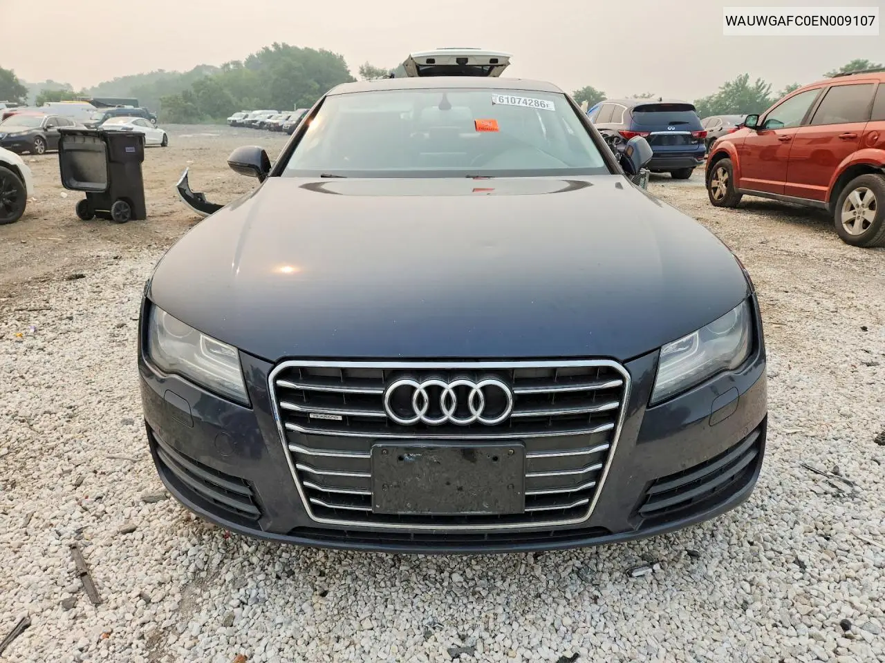2014 Audi A7 Premium Plus VIN: WAUWGAFC0EN009107 Lot: 61074286