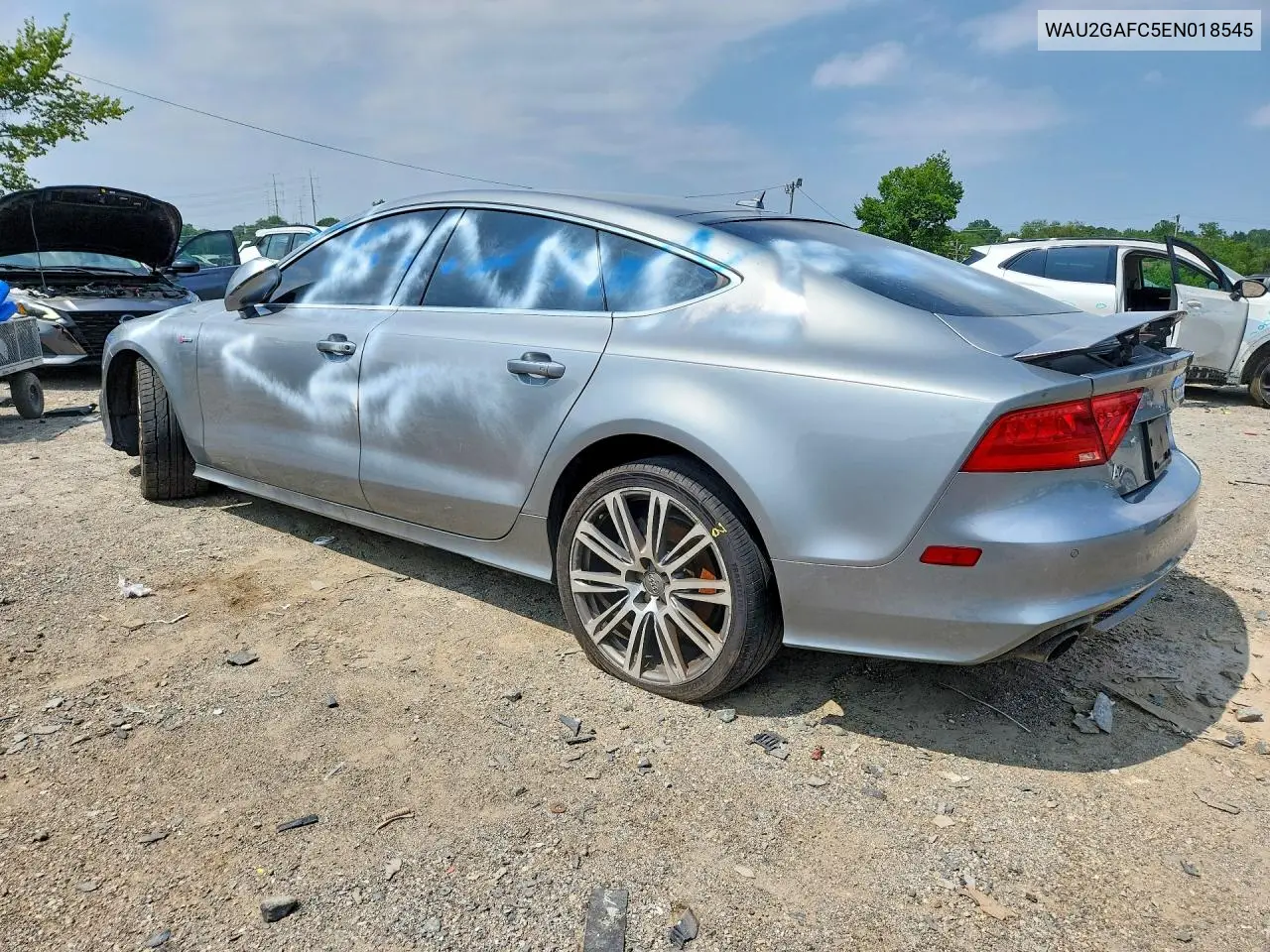 2014 Audi A7 Prestige VIN: WAU2GAFC5EN018545 Lot: 61577256