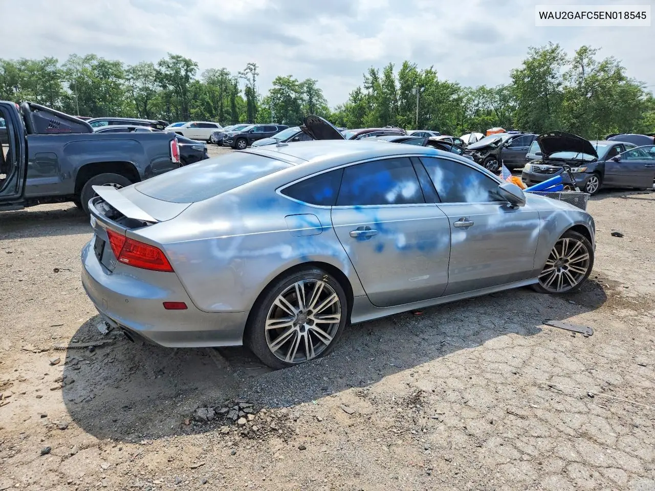 2014 Audi A7 Prestige VIN: WAU2GAFC5EN018545 Lot: 61577256