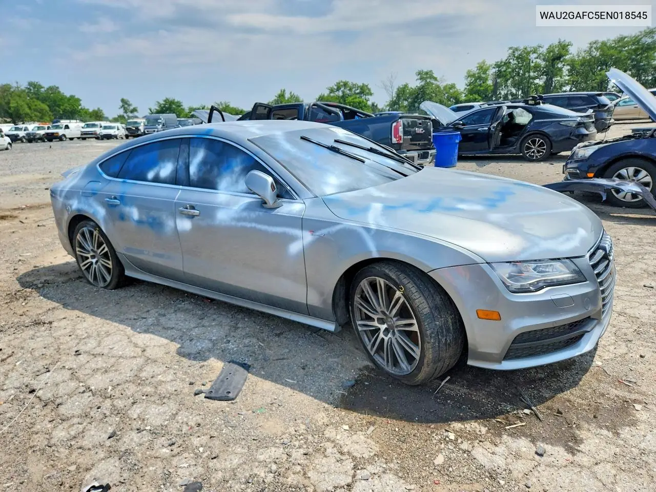 2014 Audi A7 Prestige VIN: WAU2GAFC5EN018545 Lot: 61577256