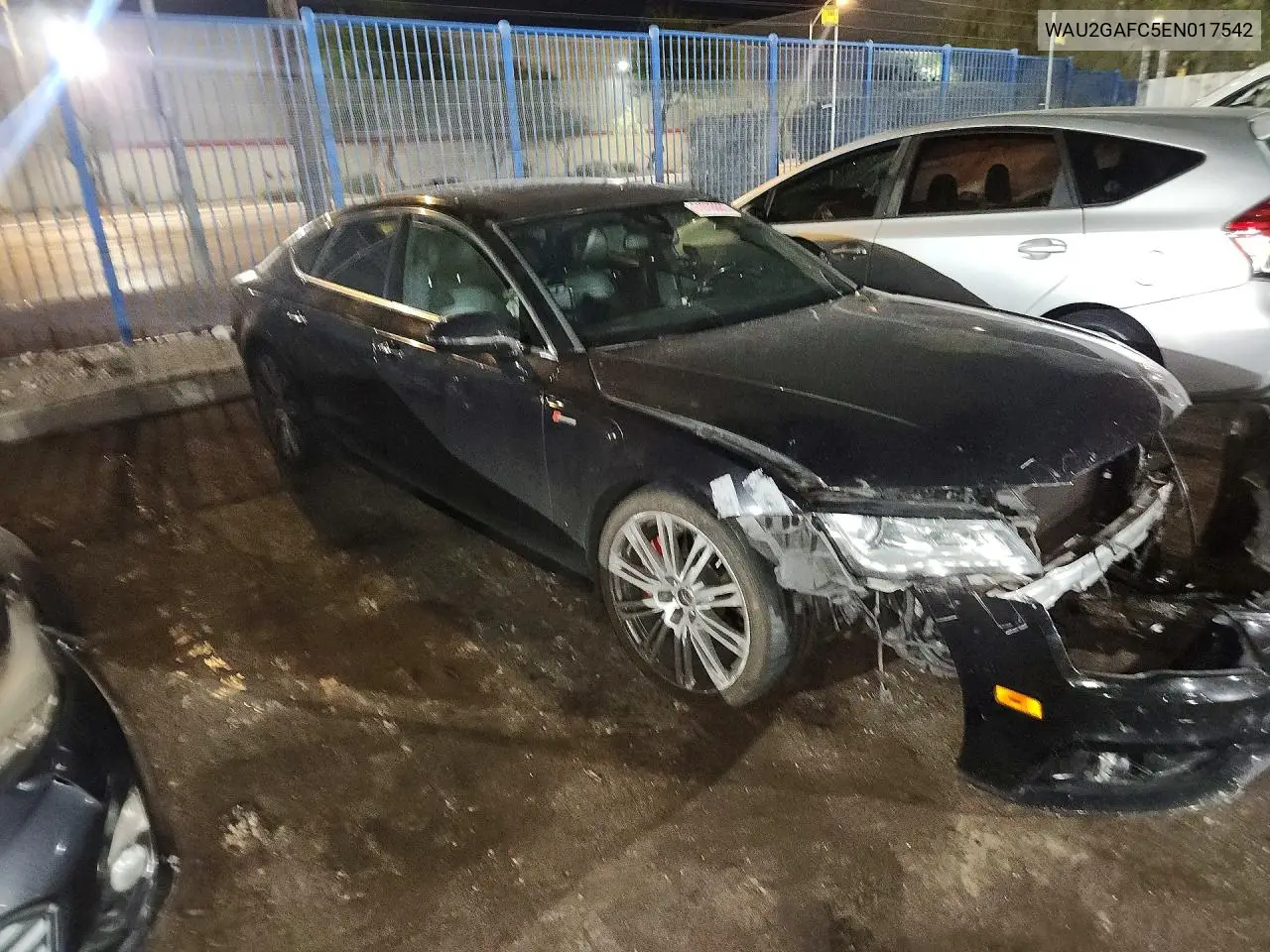 2014 Audi A7 Prestige VIN: WAU2GAFC5EN017542 Lot: 61978666