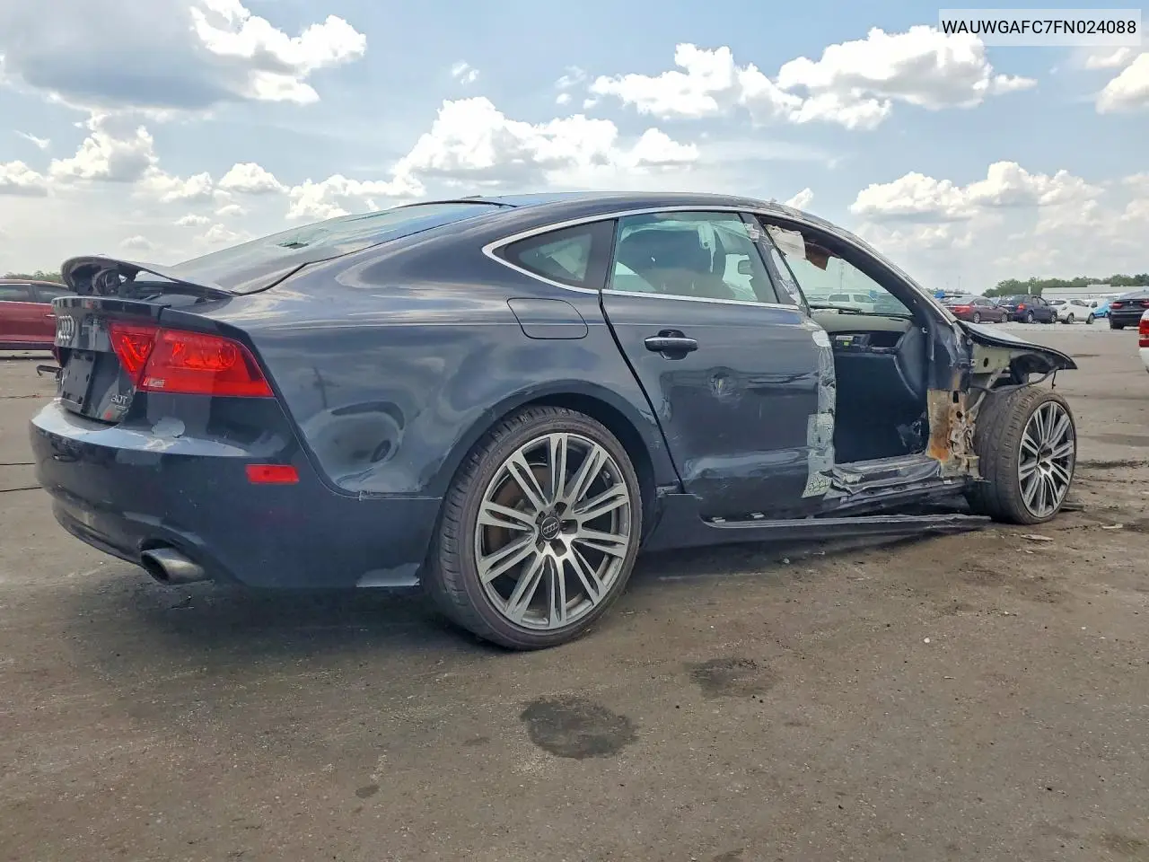 2015 Audi A7 Premium Plus VIN: WAUWGAFC7FN024088 Lot: 57062606
