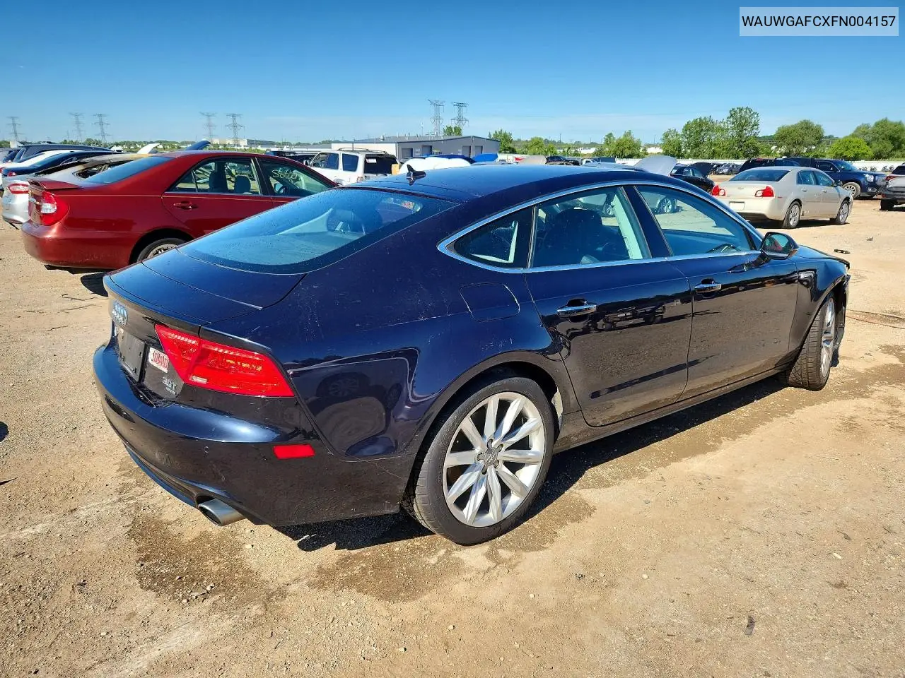2015 Audi A7 Premium Plus VIN: WAUWGAFCXFN004157 Lot: 57741386