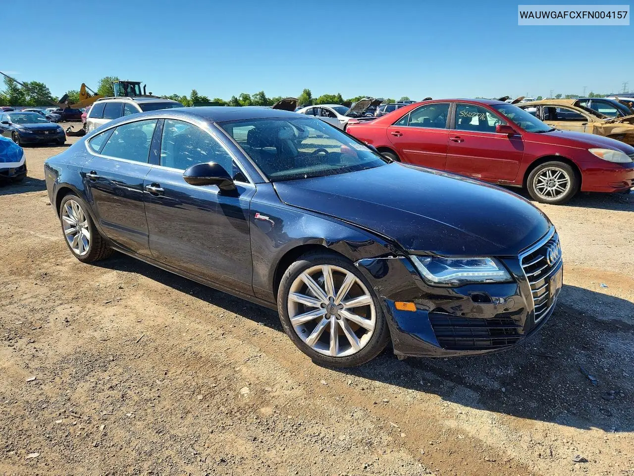 2015 Audi A7 Premium Plus VIN: WAUWGAFCXFN004157 Lot: 57741386