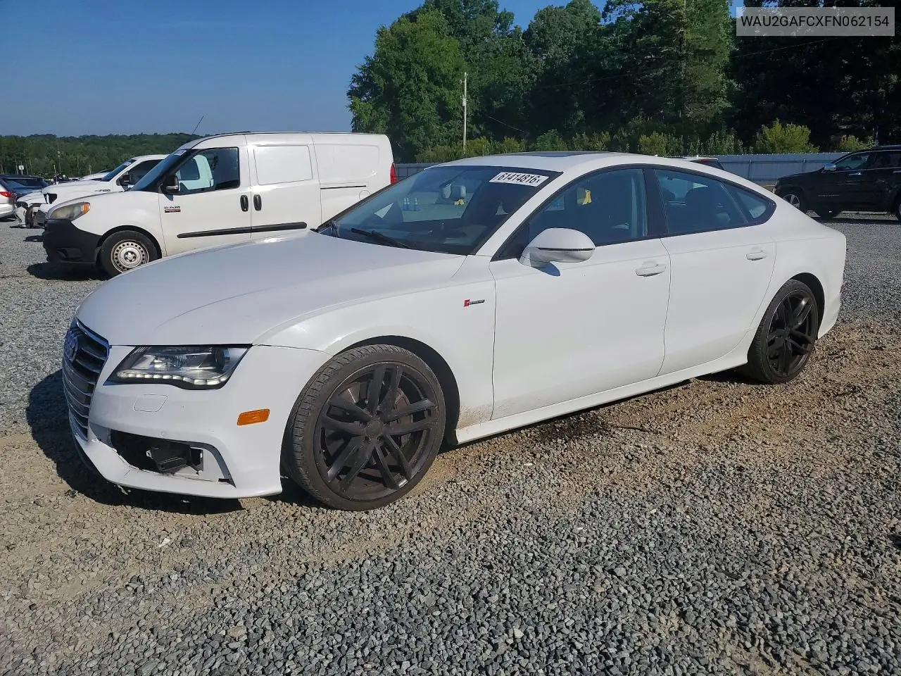 2015 Audi A7 Prestige VIN: WAU2GAFCXFN062154 Lot: 61414816