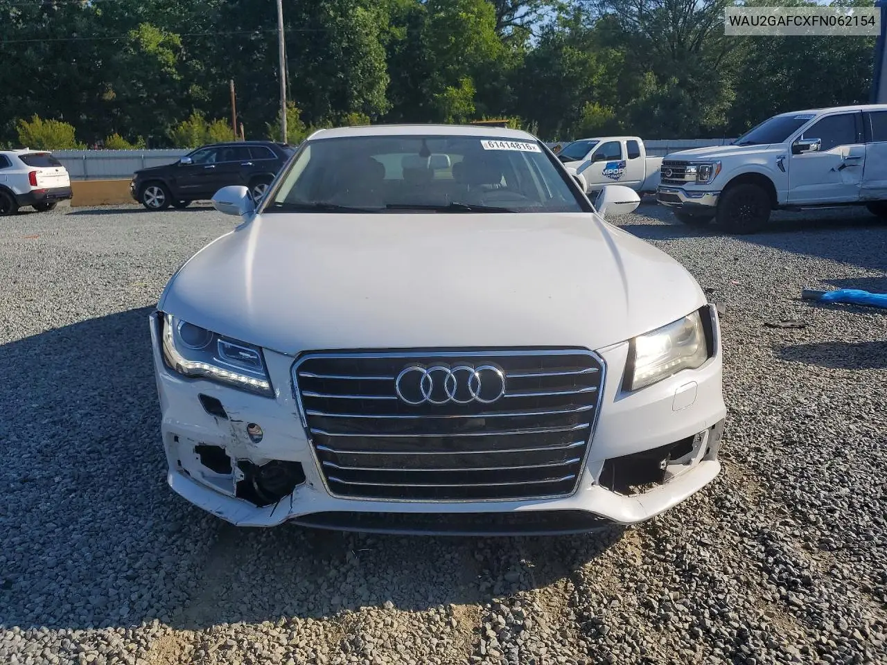 2015 Audi A7 Prestige VIN: WAU2GAFCXFN062154 Lot: 61414816