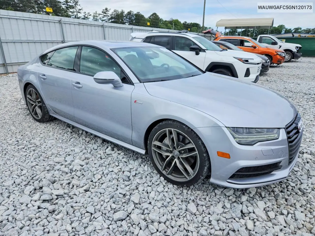 2016 Audi A7 Premium Plus VIN: WAUWGAFC5GN120173 Lot: 51336866