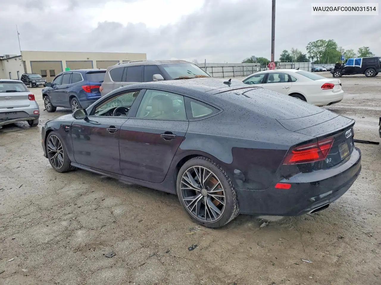 2016 Audi A7 Prestige VIN: WAU2GAFC0GN031514 Lot: 51595756