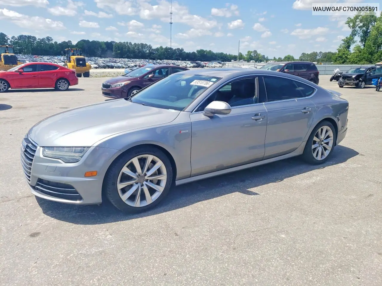 2016 Audi A7 Premium Plus VIN: WAUWGAFC7GN005591 Lot: 53510786