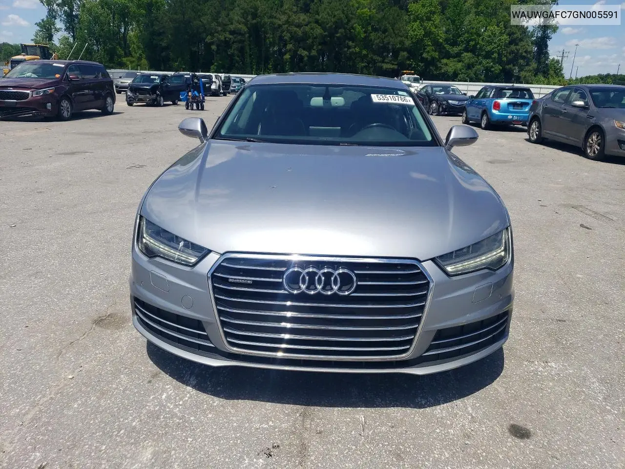 2016 Audi A7 Premium Plus VIN: WAUWGAFC7GN005591 Lot: 53510786