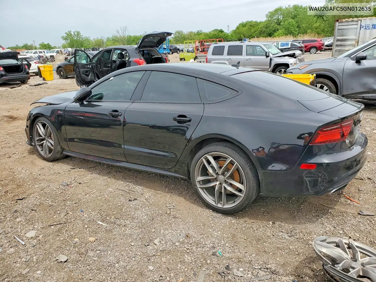 2016 Audi A7 Prestige VIN: WAU2GAFC5GN012635 Lot: 54659906