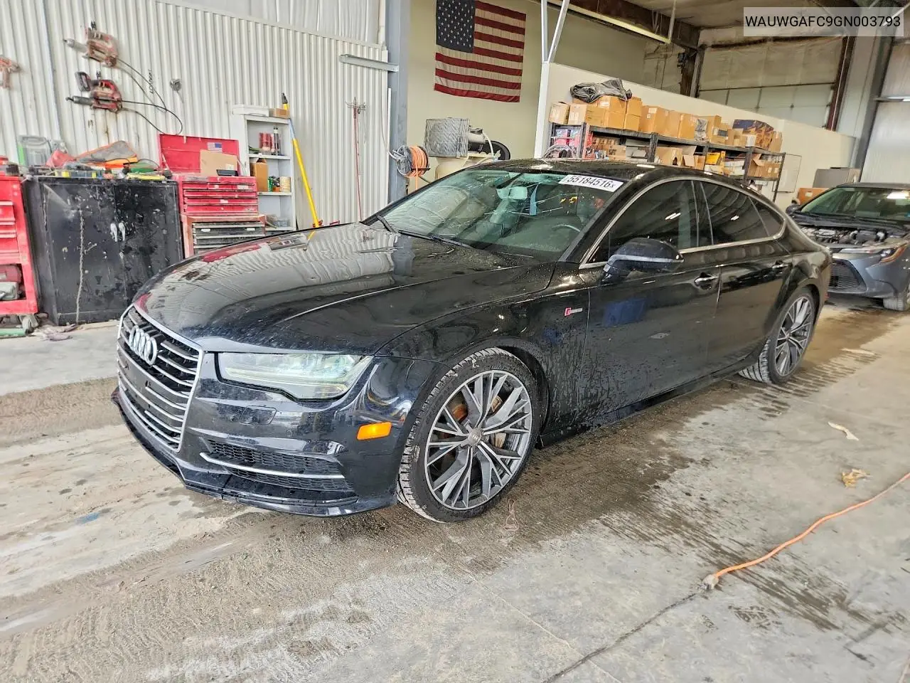 2016 Audi A7 Premium Plus VIN: WAUWGAFC9GN003793 Lot: 55184516