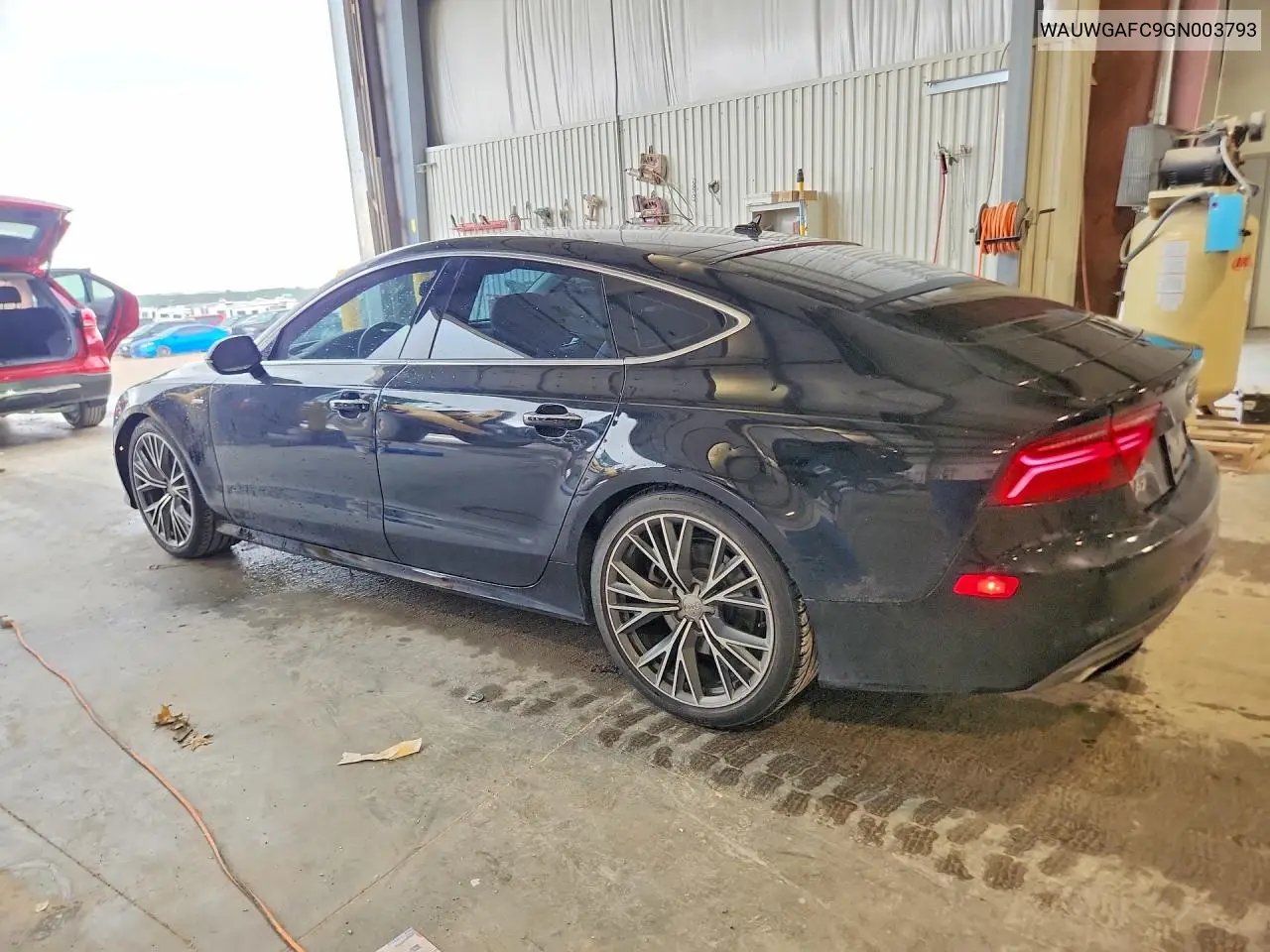 2016 Audi A7 Premium Plus VIN: WAUWGAFC9GN003793 Lot: 55184516