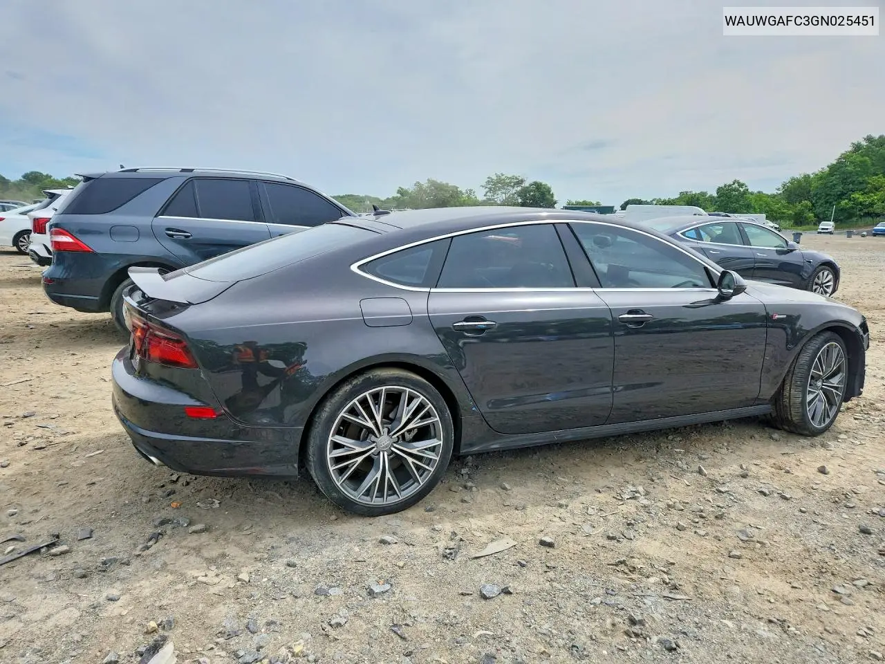 2016 Audi A7 Premium Plus VIN: WAUWGAFC3GN025451 Lot: 58197766