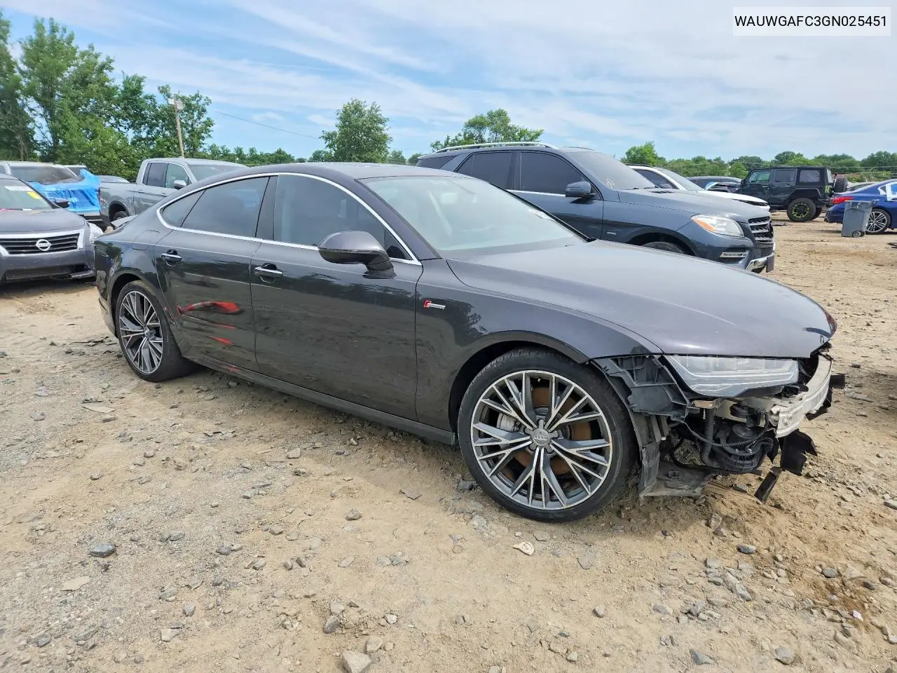 2016 Audi A7 Premium Plus VIN: WAUWGAFC3GN025451 Lot: 58197766