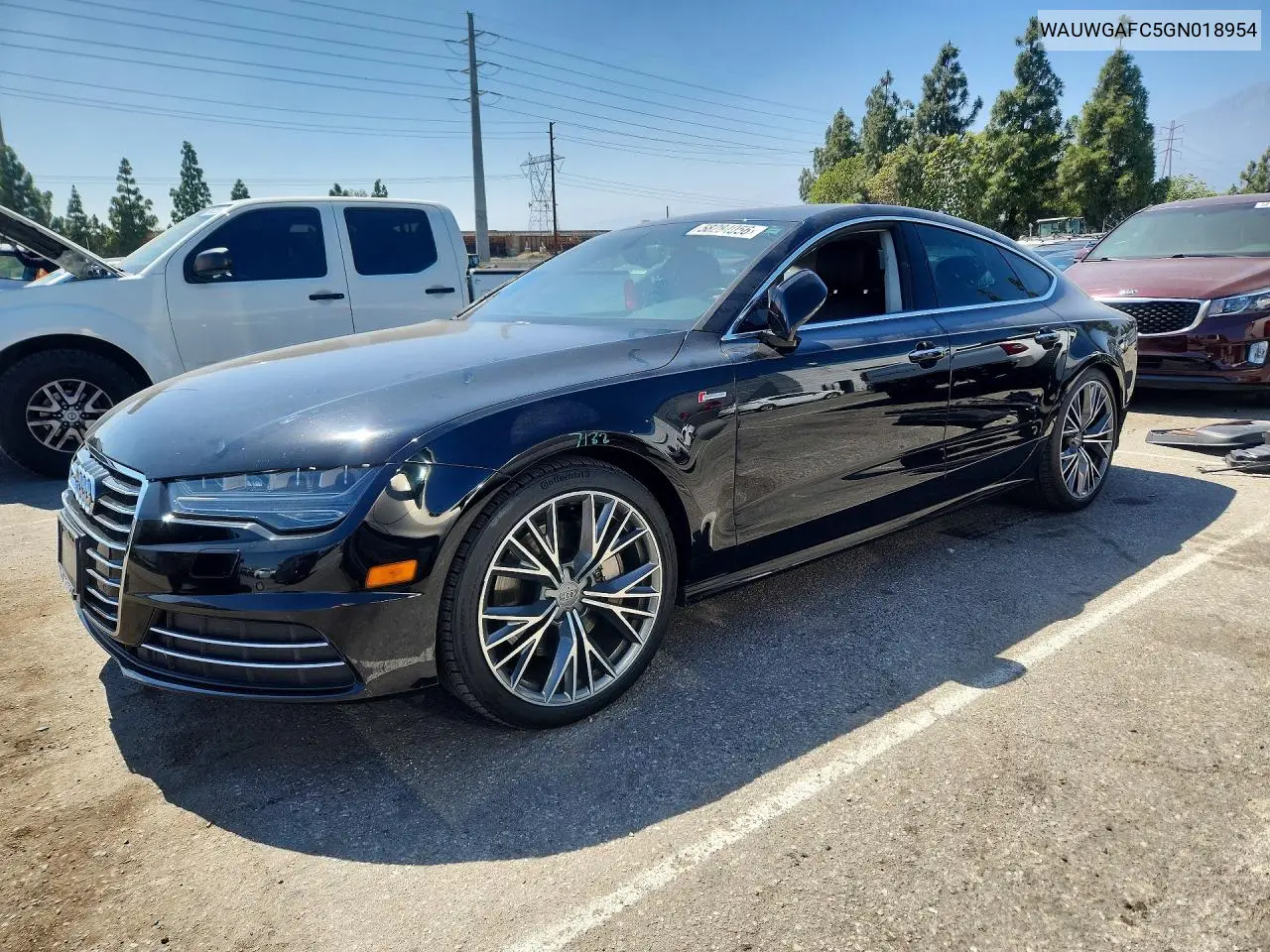 2016 Audi A7 Premium Plus VIN: WAUWGAFC5GN018954 Lot: 58284056