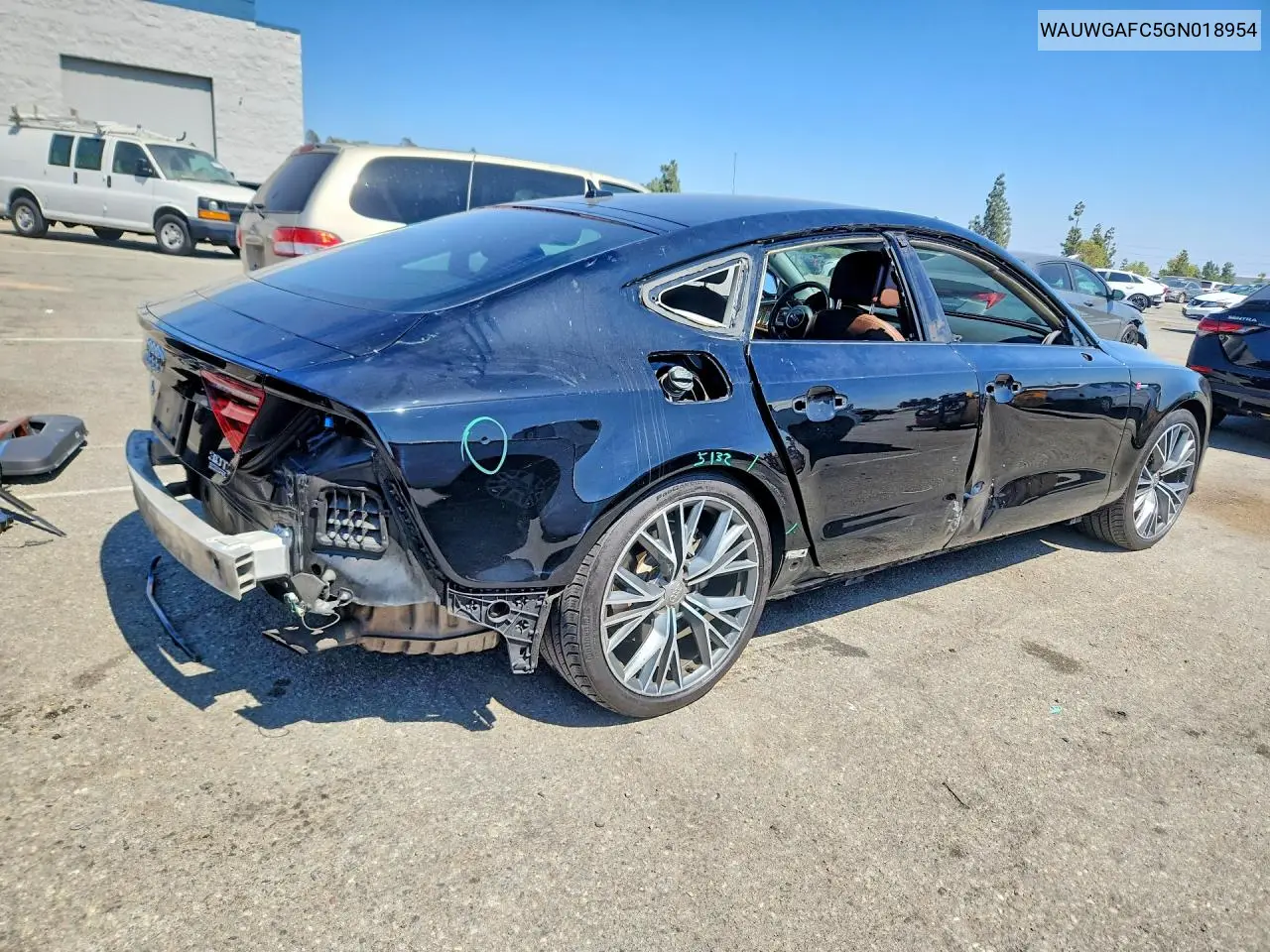 2016 Audi A7 Premium Plus VIN: WAUWGAFC5GN018954 Lot: 58284056