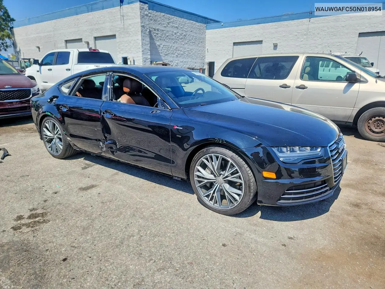 2016 Audi A7 Premium Plus VIN: WAUWGAFC5GN018954 Lot: 58284056