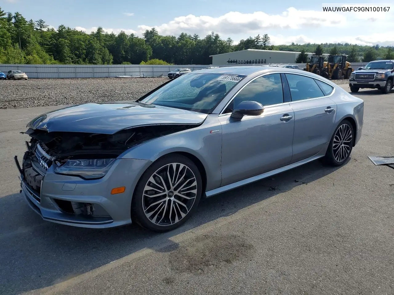 2016 Audi A7 Premium Plus VIN: WAUWGAFC9GN100167 Lot: 59178666