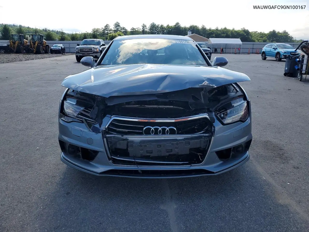 2016 Audi A7 Premium Plus VIN: WAUWGAFC9GN100167 Lot: 59178666