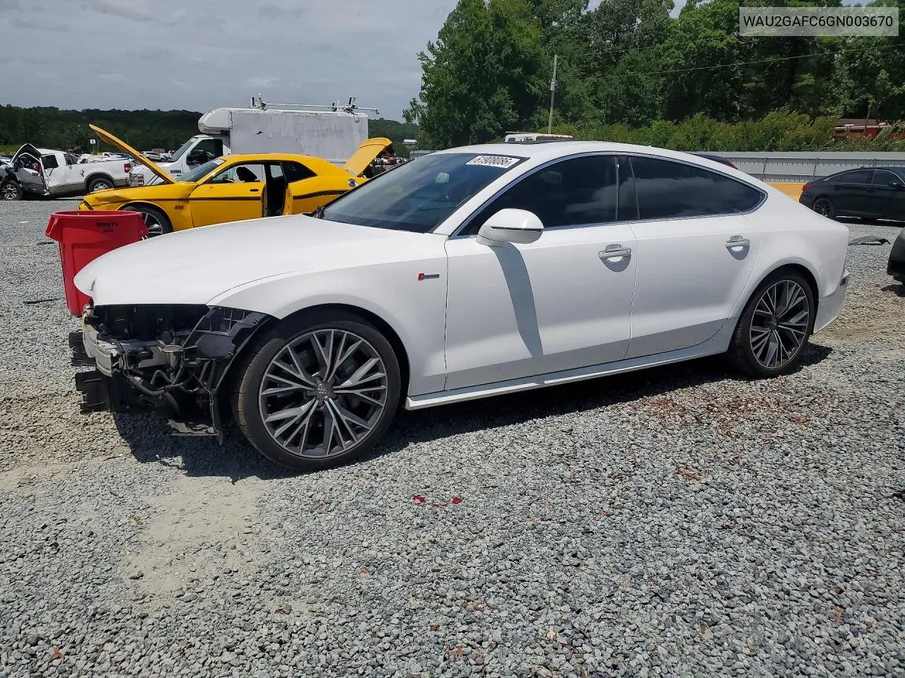 2016 Audi A7 Prestige VIN: WAU2GAFC6GN003670 Lot: 61908086