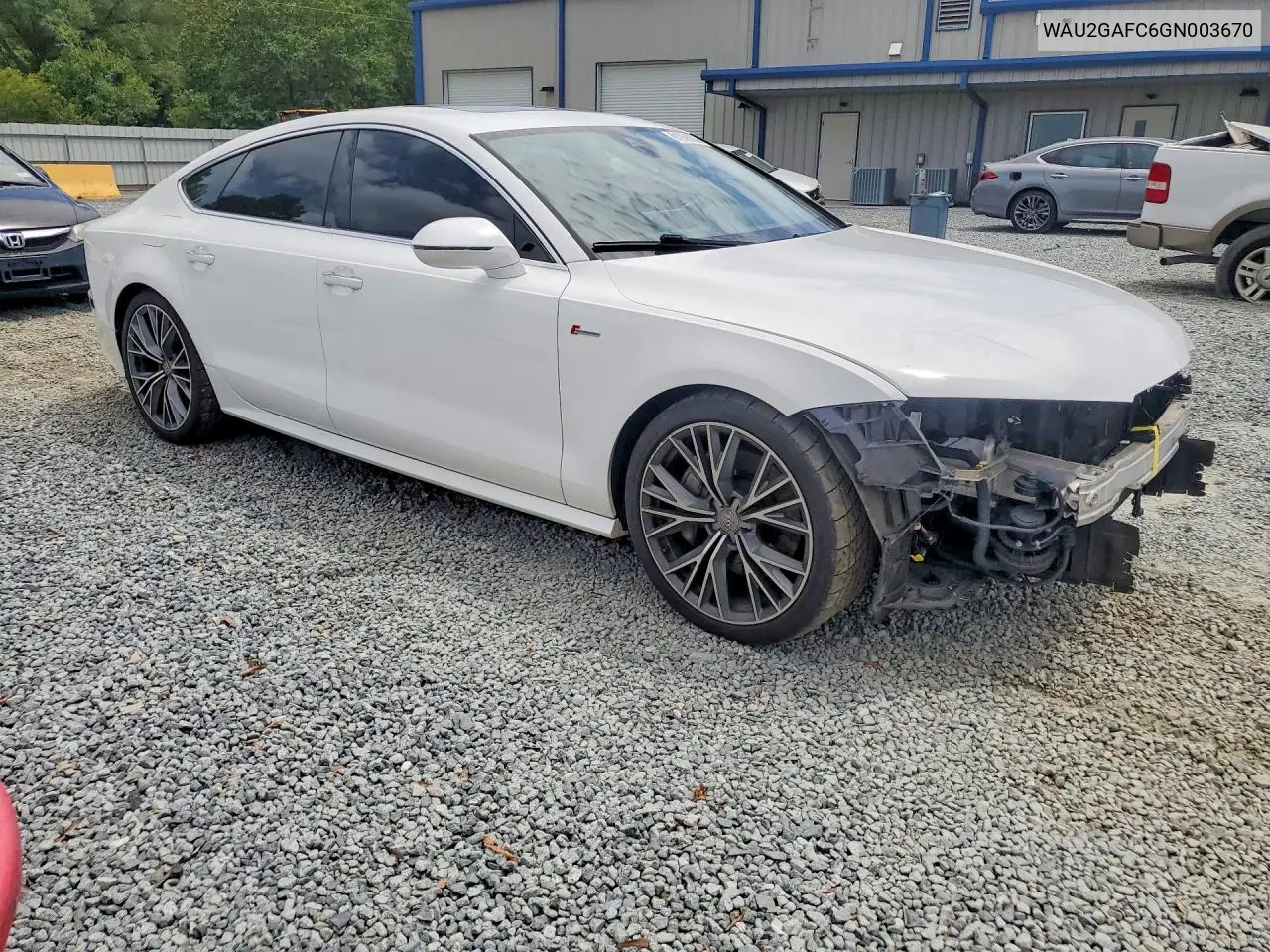 2016 Audi A7 Prestige VIN: WAU2GAFC6GN003670 Lot: 61908086