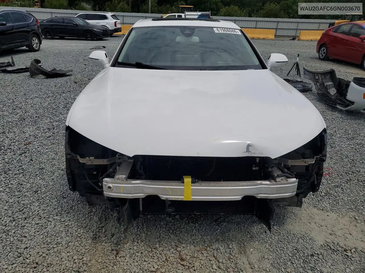 2016 Audi A7 Prestige VIN: WAU2GAFC6GN003670 Lot: 61908086