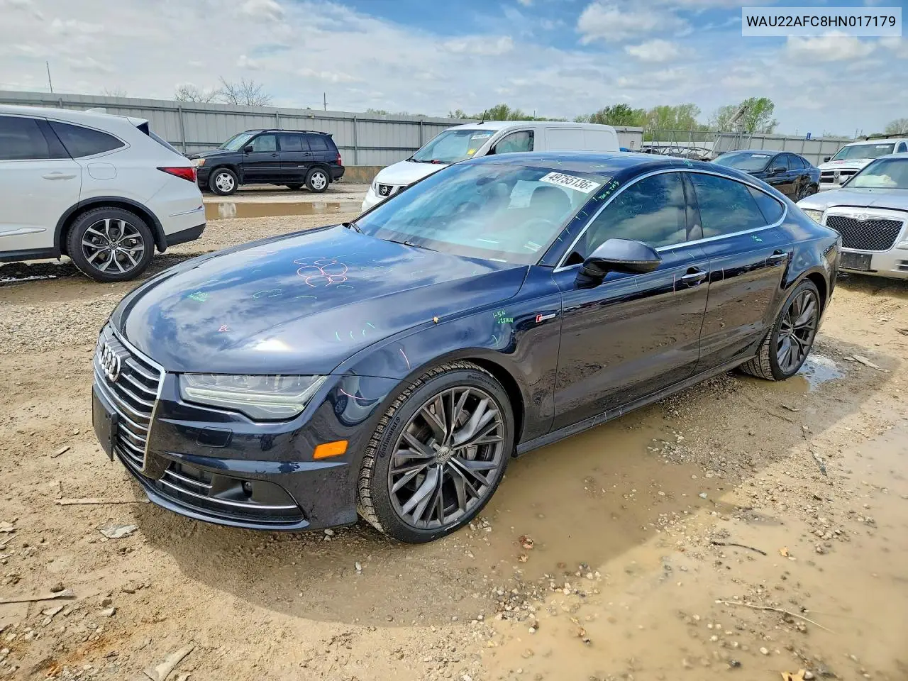 2017 Audi A7 Prestige VIN: WAU22AFC8HN017179 Lot: 49755136