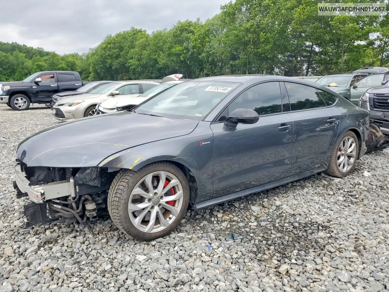 2017 Audi A7 Competition Prestige VIN: WAUW3AFC8HN015057 Lot: 57352746