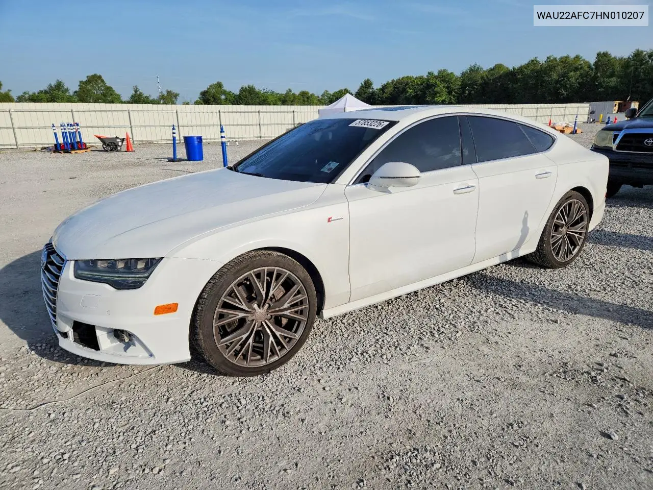 2017 Audi A7 Prestige VIN: WAU22AFC7HN010207 Lot: 57853226