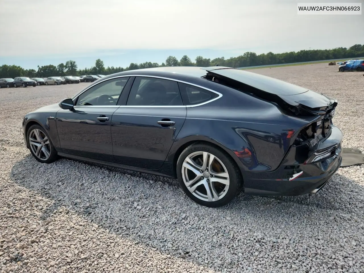 2017 Audi A7 Premium Plus VIN: WAUW2AFC3HN066923 Lot: 59991426