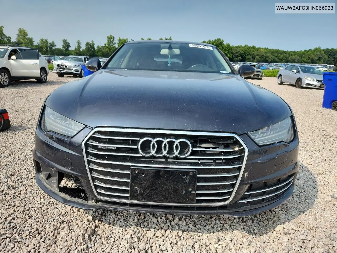 2017 Audi A7 Premium Plus VIN: WAUW2AFC3HN066923 Lot: 59991426