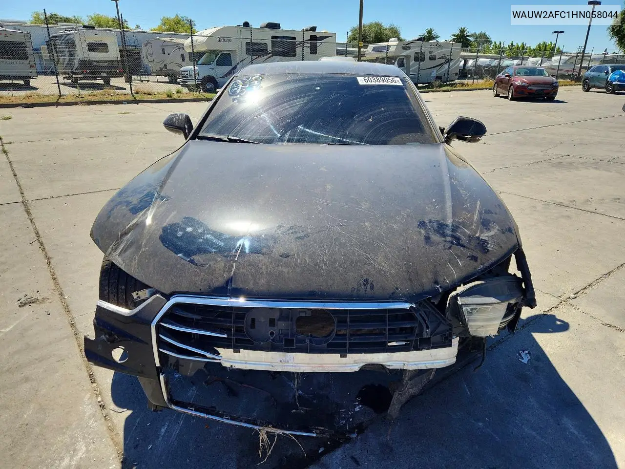 2017 Audi A7 Premium Plus VIN: WAUW2AFC1HN058044 Lot: 60389056
