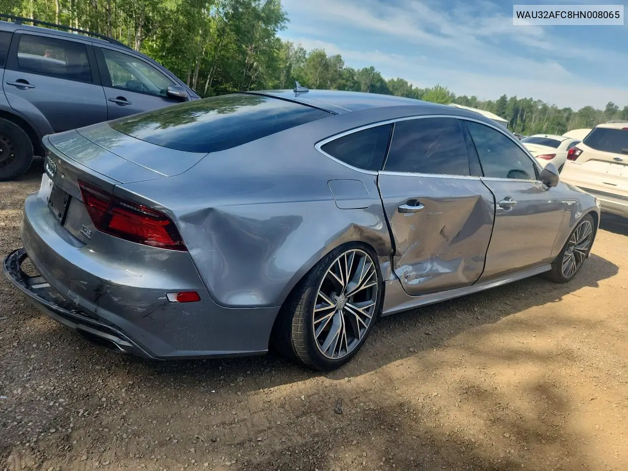 2017 Audi A7 Quattro Progressiv/Technik S L VIN: WAU32AFC8HN008065 Lot: 85604655