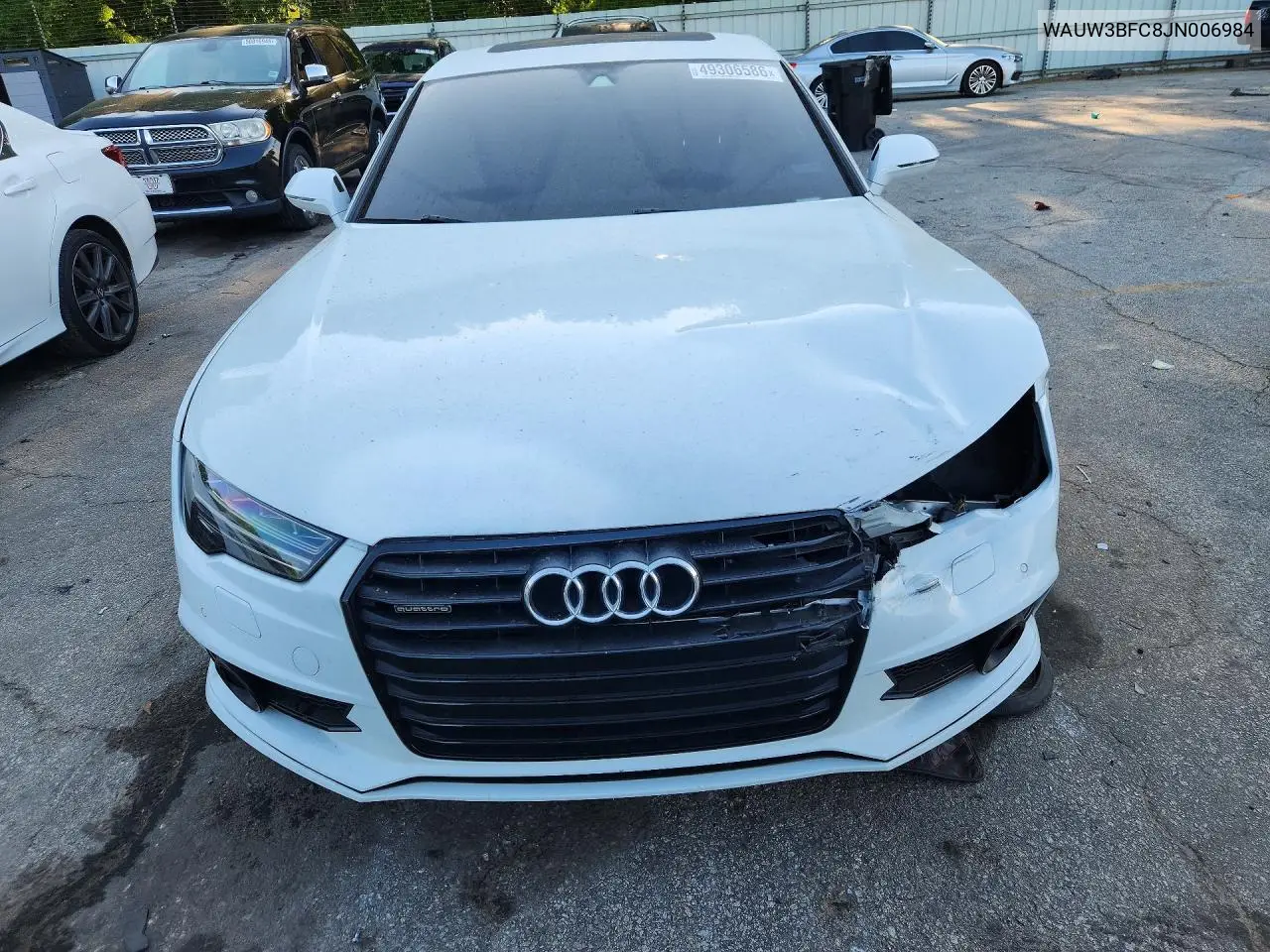 2018 Audi A7 Premium Plus VIN: WAUW3BFC8JN006984 Lot: 49306586