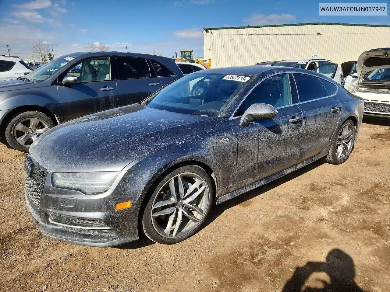 2018 Audi A7 Premium Plus VIN: WAUW3AFC0JN037947 Lot: 50357116