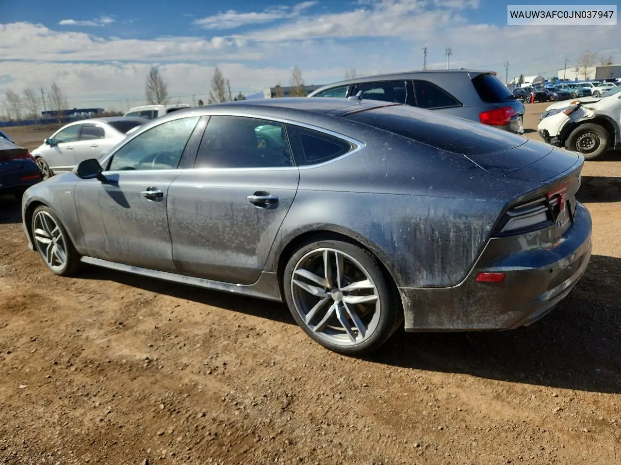 2018 Audi A7 Premium Plus VIN: WAUW3AFC0JN037947 Lot: 50357116
