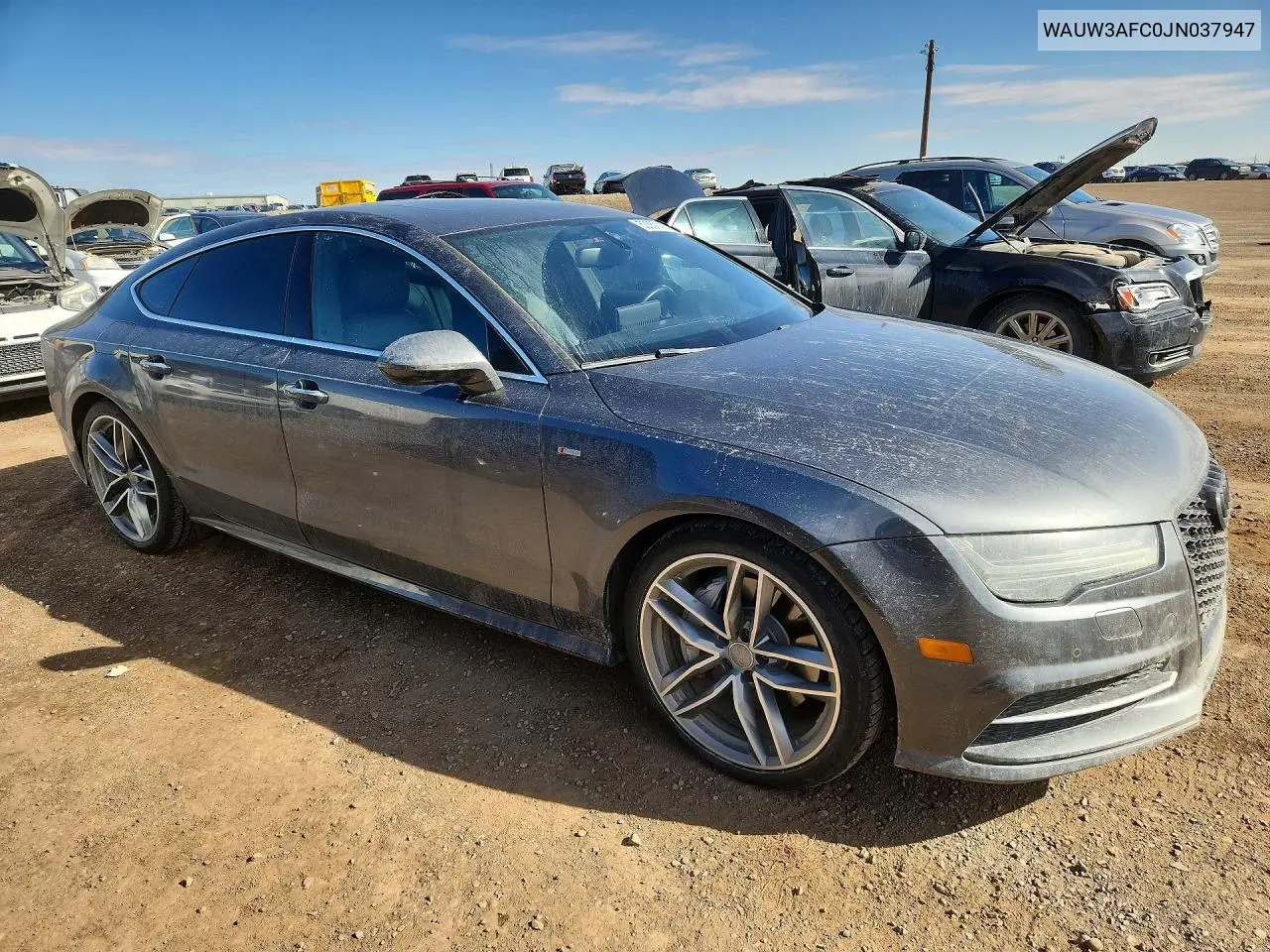 2018 Audi A7 Premium Plus VIN: WAUW3AFC0JN037947 Lot: 50357116