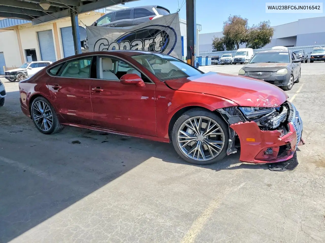 2018 Audi A7 Prestige VIN: WAU23BFC6JN016542 Lot: 59666566