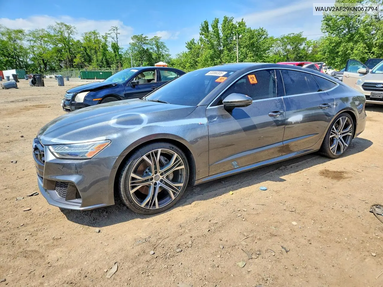 2019 Audi A7 Prestige S-Line VIN: WAUV2AF29KN067794 Lot: 53066306