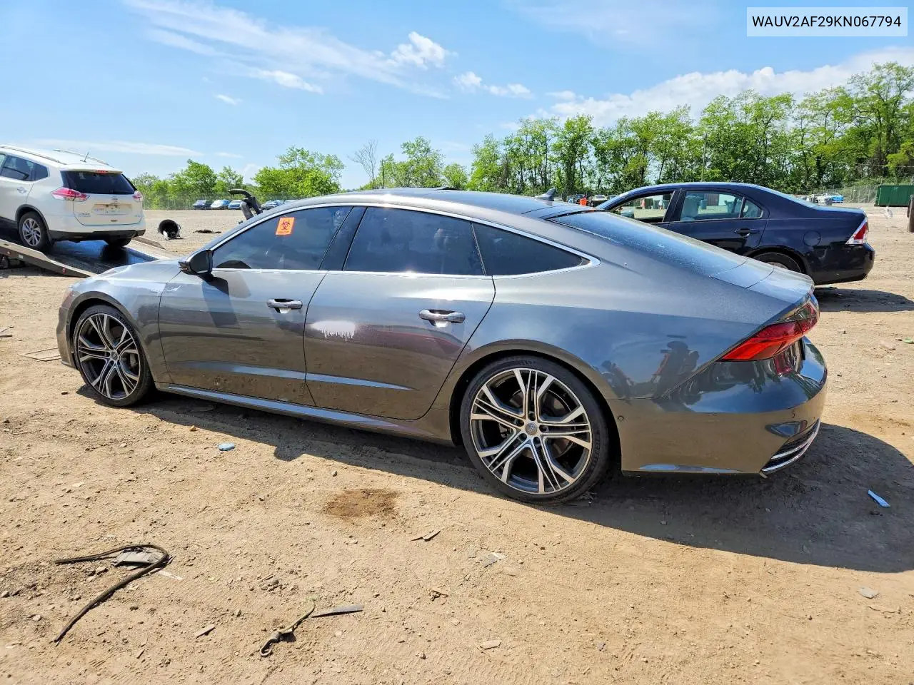 2019 Audi A7 Prestige S-Line VIN: WAUV2AF29KN067794 Lot: 53066306