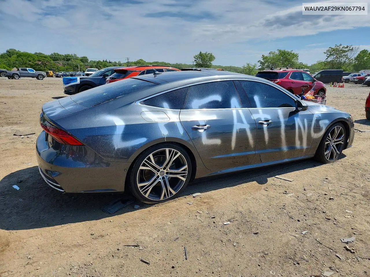 2019 Audi A7 Prestige S-Line VIN: WAUV2AF29KN067794 Lot: 53066306
