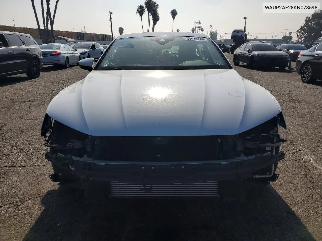 2019 Audi A7 Premium VIN: WAUP2AF28KN078598 Lot: 55428746
