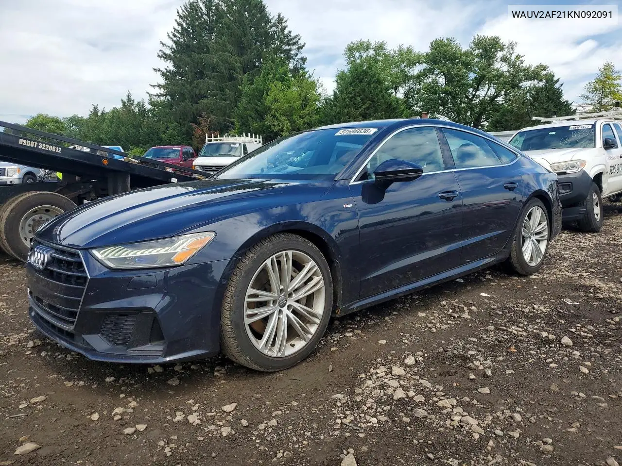 2019 Audi A7 Prestige S-Line VIN: WAUV2AF21KN092091 Lot: 57596636