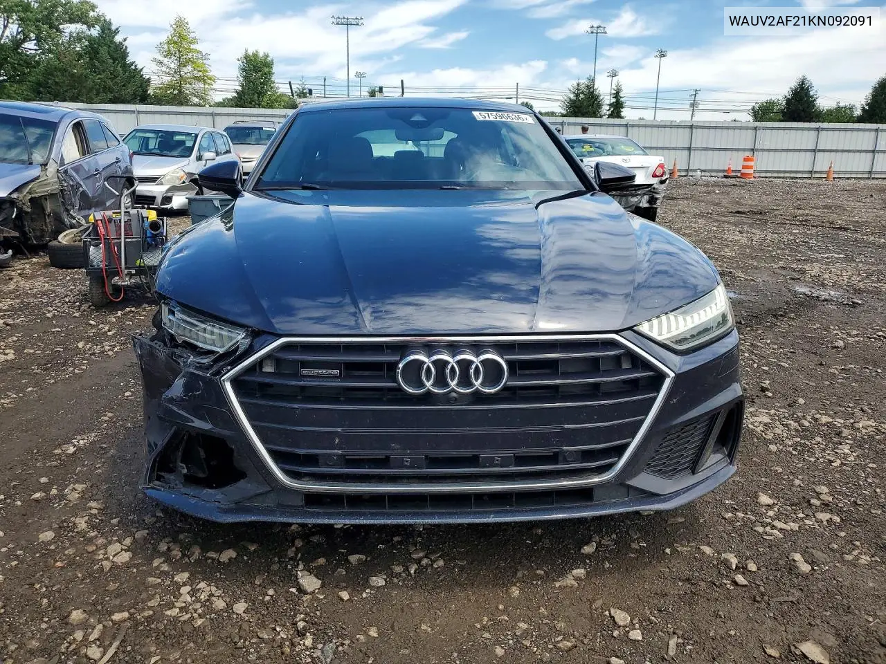 2019 Audi A7 Prestige S-Line VIN: WAUV2AF21KN092091 Lot: 57596636