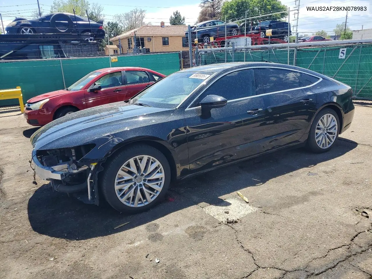 2019 Audi A7 Prestige VIN: WAUS2AF28KN078983 Lot: 59905006