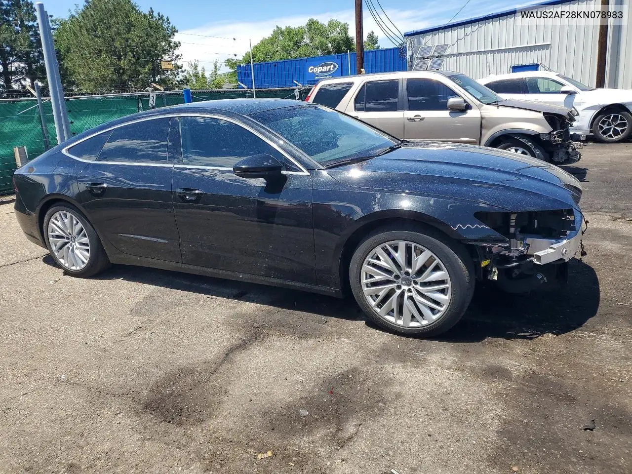 2019 Audi A7 Prestige VIN: WAUS2AF28KN078983 Lot: 59905006