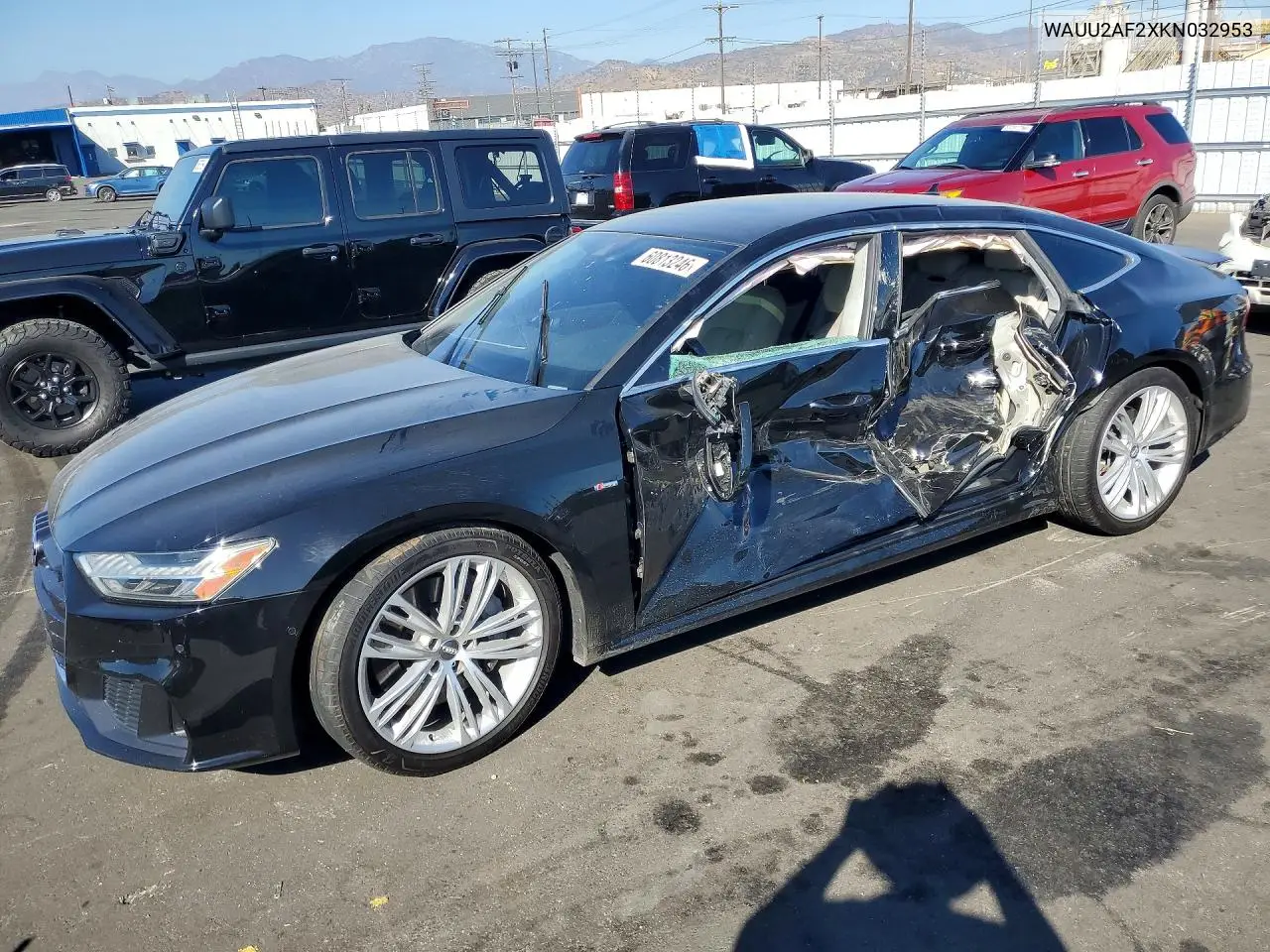 2019 Audi A7 Premium Plus S-Line VIN: WAUU2AF2XKN032953 Lot: 60813246